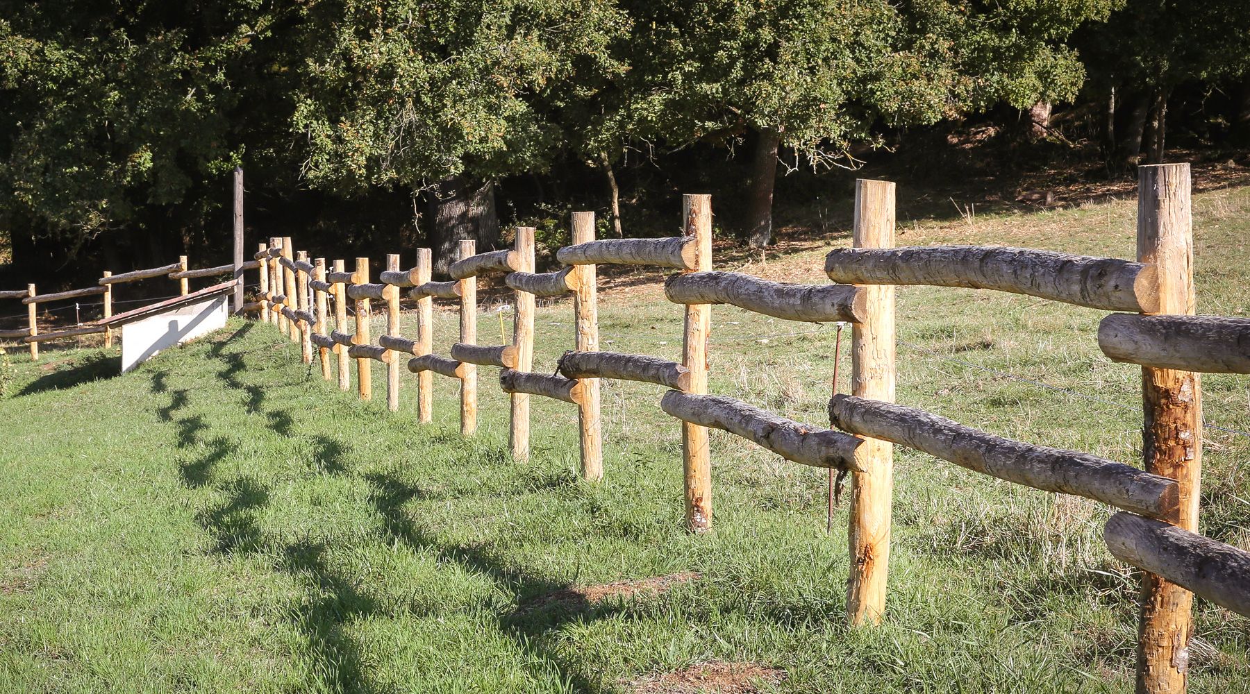 Wooden fence stake