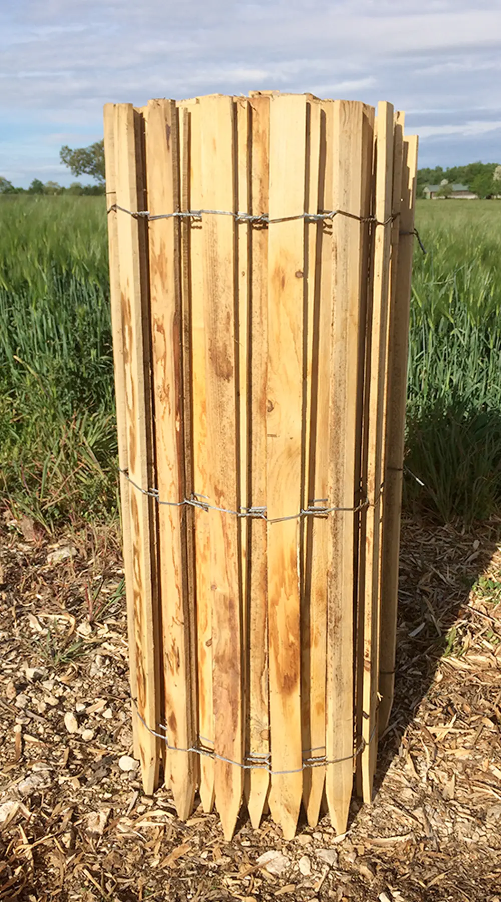 wooden fence trellis