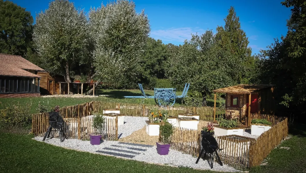 Ganivelle pour réaliser des aménagements paysager