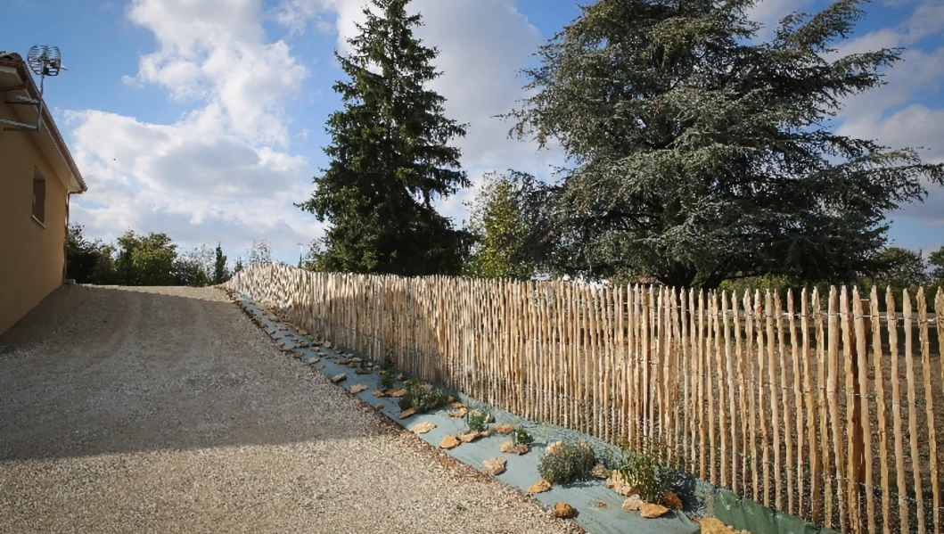 Ganivelle pour délimiter des terrains