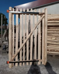 Portillon en bois de châtaigner - type A