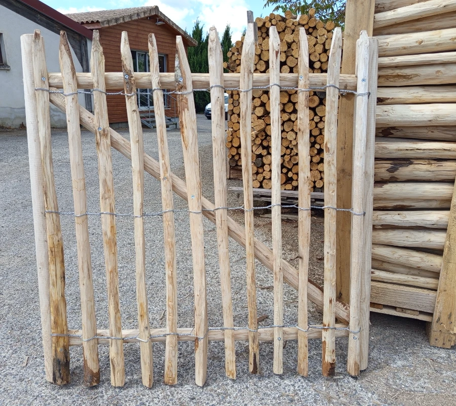 Portillon en bois de châtaigner - type C