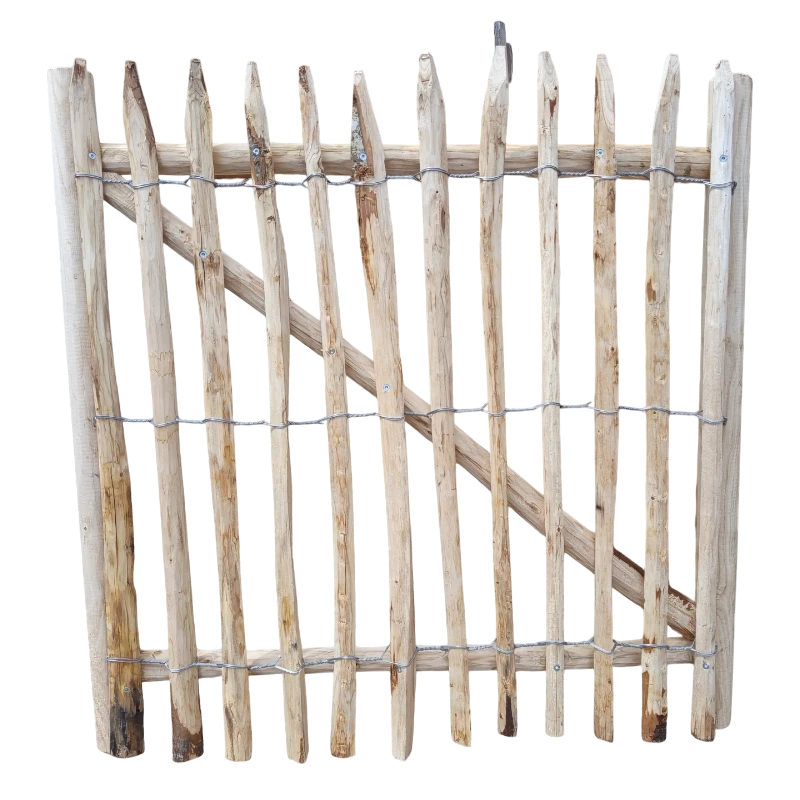 Portillon en bois de châtaignier - type C