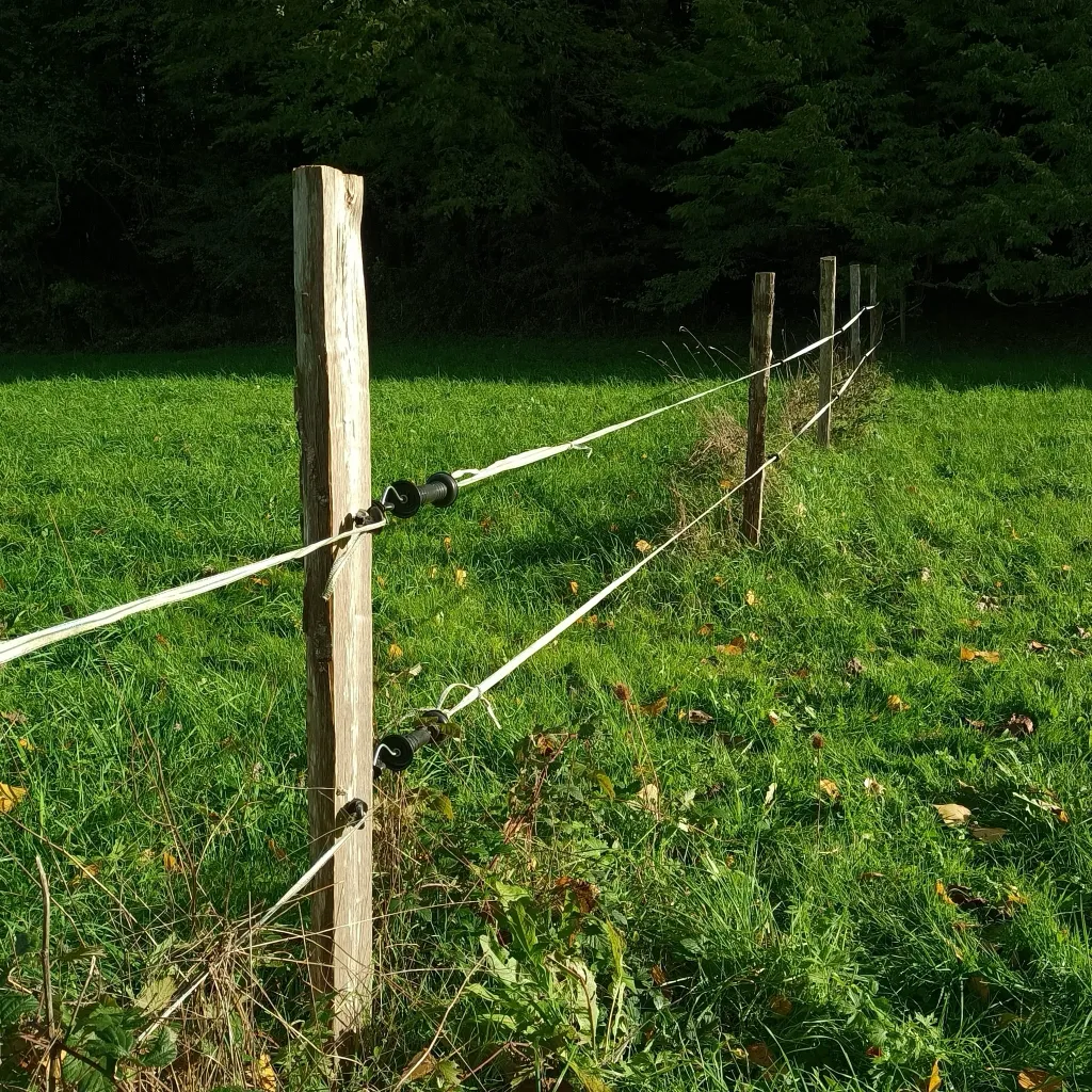 Clôture en piquets fendus