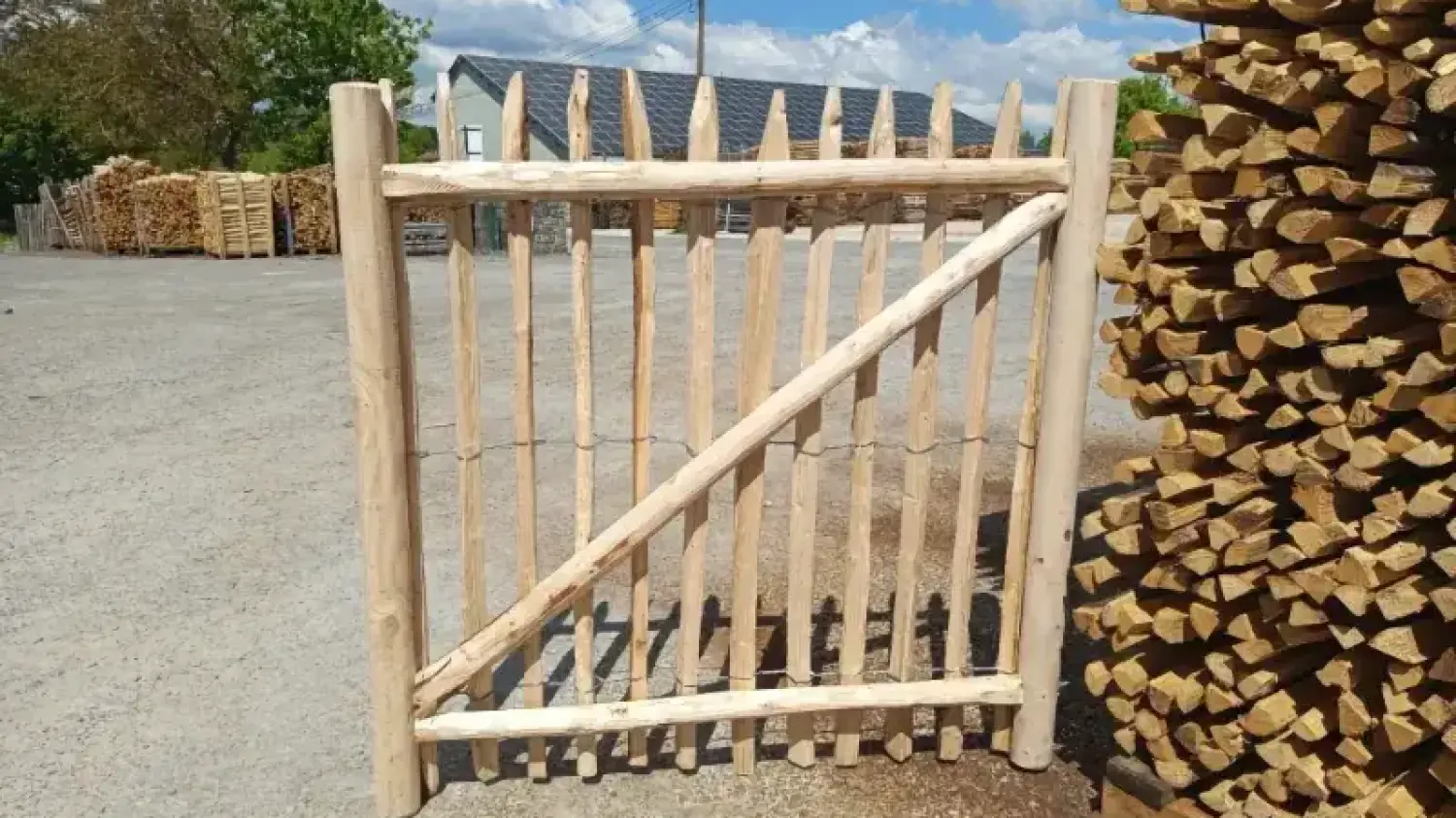 Wooden gates